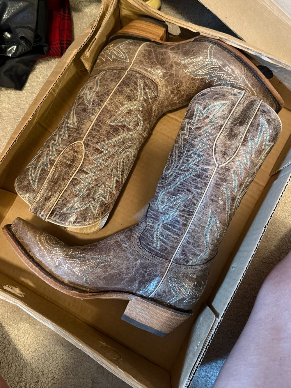 Cowboy boots by Rockin Leather
